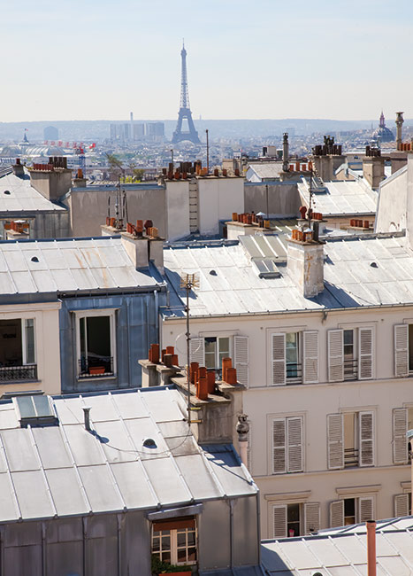 Papier peint Paris en Août